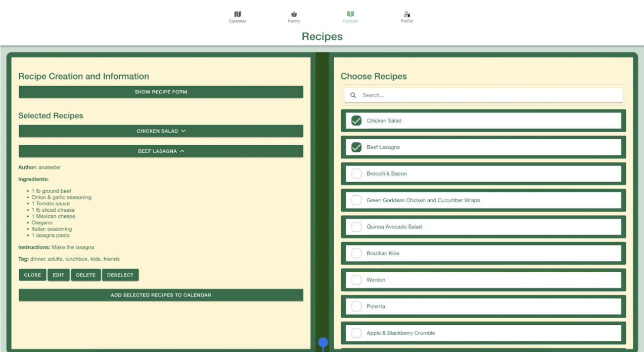 Recipe