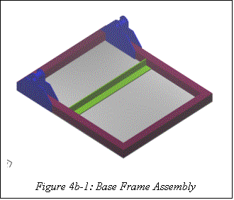 Text Box:
Figure 4b-1: Base Frame Assembly